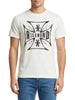 John Richmond T-shirt manica corta con logo strass bianco