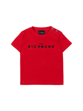 John Richmond T-shirt neonato manica corta rosso