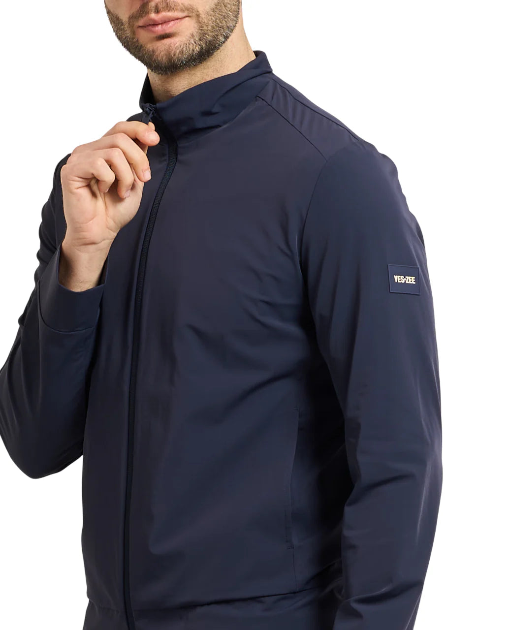 Yes Zee giubbino uomo in nylon blu