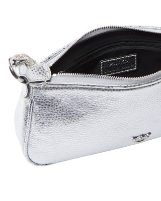 Pinko borsa Half Moon Mini argento