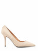 Love Moschino decollete a punta in suede beige