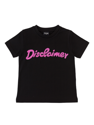 Disclaimer T-shirt manica corta bambina nero 58708 NERO-ST.ROSA BUBBLE DISCLAIMER