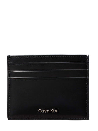 Calvin Klein portacarte uomo in ecopelle nero