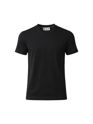 John Richmond T-shirt manica corta con logo nero