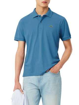 Lacoste polo manica corta 12.12 light in piquè indaco