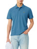 Lacoste polo manica corta 12.12 light in piquè indaco