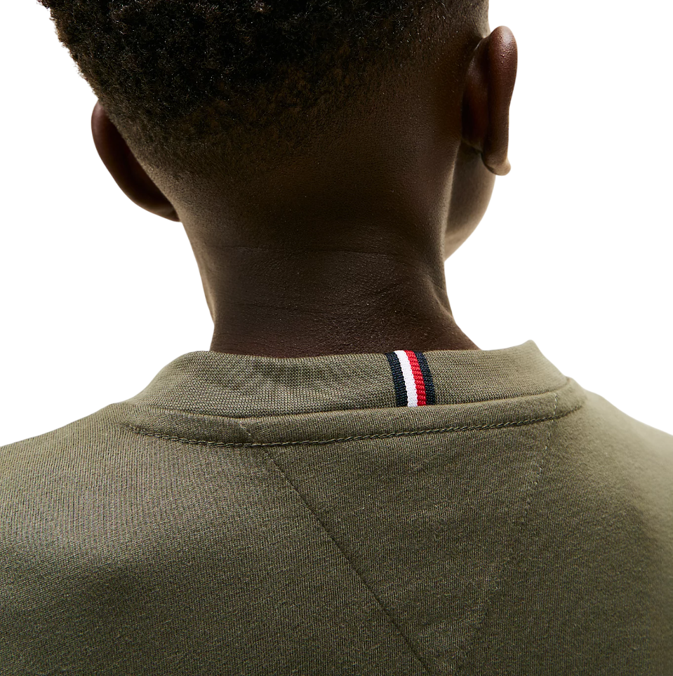 Tommy Hilfiger T-shirt bambino manica lunga verde