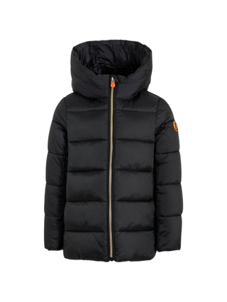 Save the Duck piumino bambina Gracie con cappuccio nero J45650G-IRIS21 10000 SAVE THE DUCK 