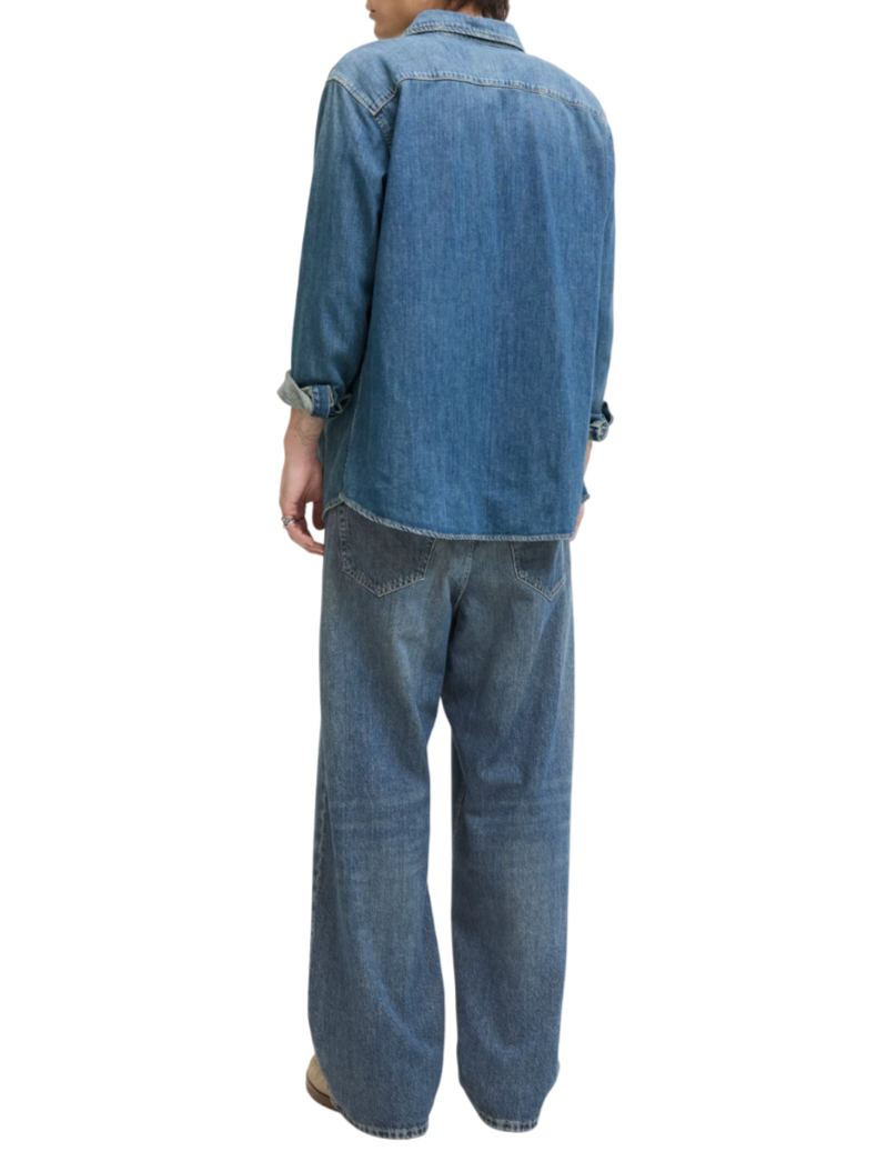 Jack&Jones jeans gamba larga Dave lavaggio blu