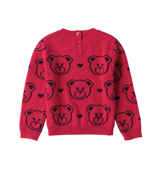 iDo maglia bambina con orsetti fucsia 4F280 2365 iDO