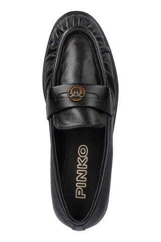 Pinko mocassini Nora in pelle nero SD0435P003 Z99 PINKO 