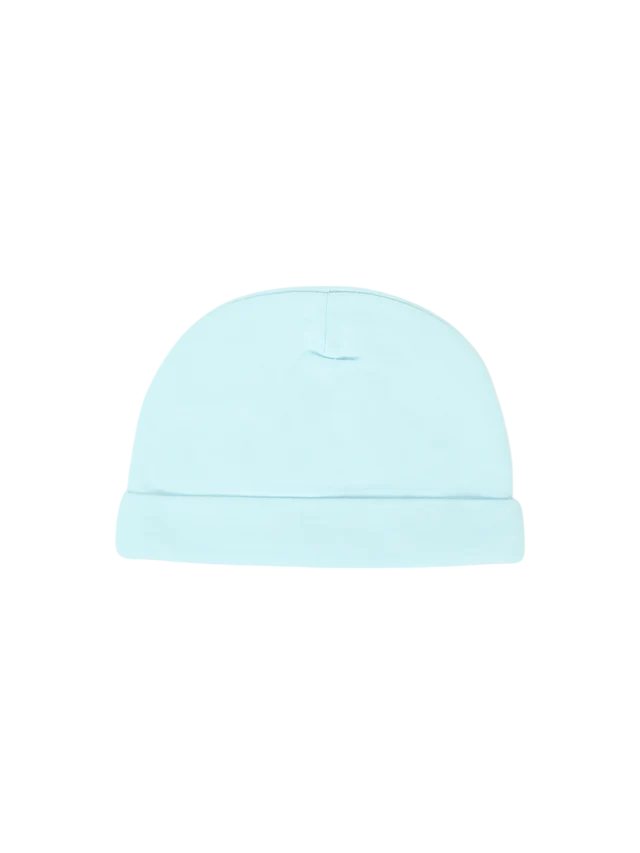 Moschino cappello neonata con orsetto celeste
