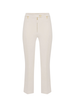 Elisabetta Franchi pantaloni slim in crepe panna