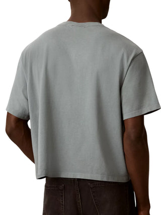 Calvin Klein Jeans T-shirt uomo manica corta con logo verde