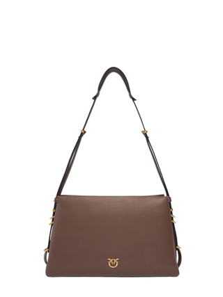 Pinko borsa a tracolla Triplet in pelle marrone 105161-A0QO L74Q PINKO 