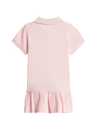Tommy Hilfiger abito neonata in piquè rosa