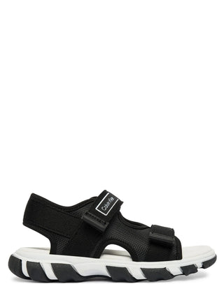 Calvin Klein sandali bambino con strappi nero