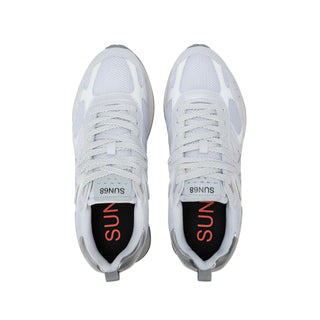 Sun68 sneakers uomo Jaki 2.0 Silver Mesh argento