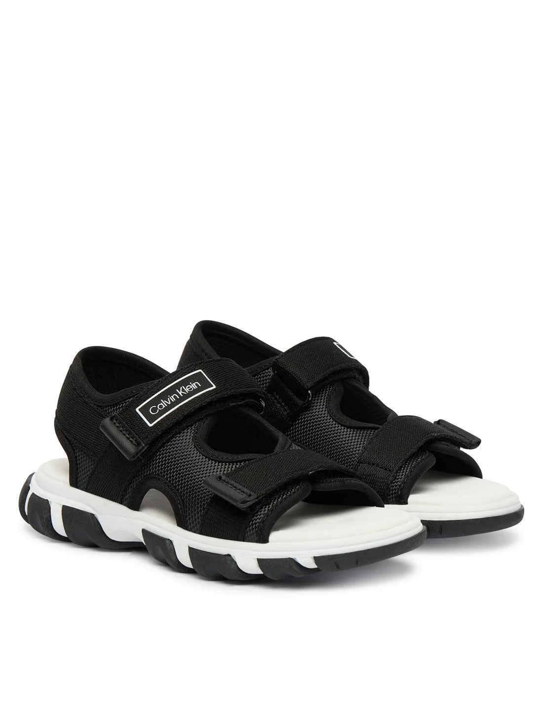 Calvin Klein sandali bambino con strappi nero