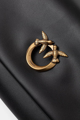 Pinko borsa a tracolla Click Soft Horizontal Handle Classic nero