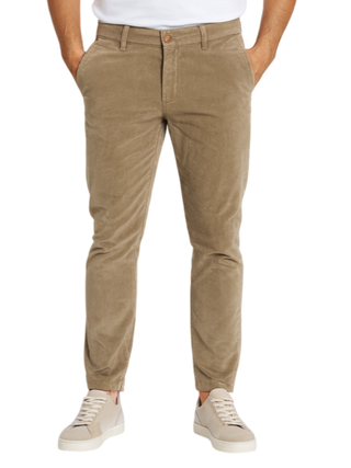 Rar pantaloni uomo in velluto slim tortora LUCA-126037 FANGO RAR 