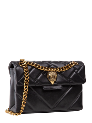 Kurt Geiger borsa a spalla Kensington mini in pelle nero 1470805109 BLACK-COMB KURT GEIGER 