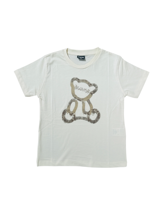 Disclaimer T-shirt manica corta bambina color latte 58748 LATTE DISCLAIMER