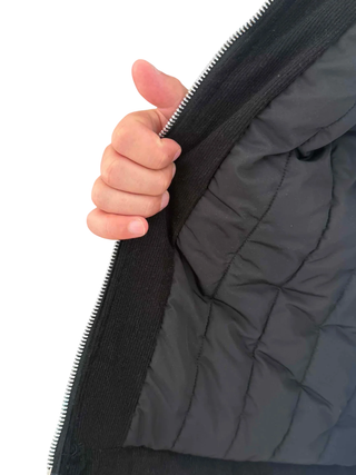 Disclaimer giacca imbottita con logo uomo 55364 NERO DISCLAIMER