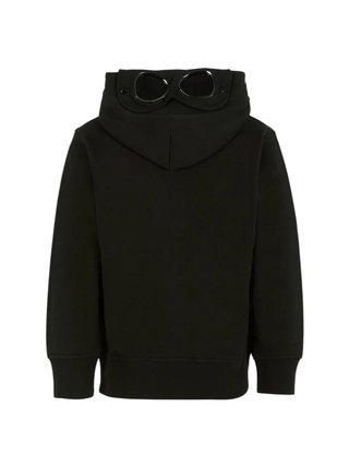C.P. Company felpa bambino con cappuccio e occhiali nero CUF01B-LCA76 60100 C.P. COMPANY U16
