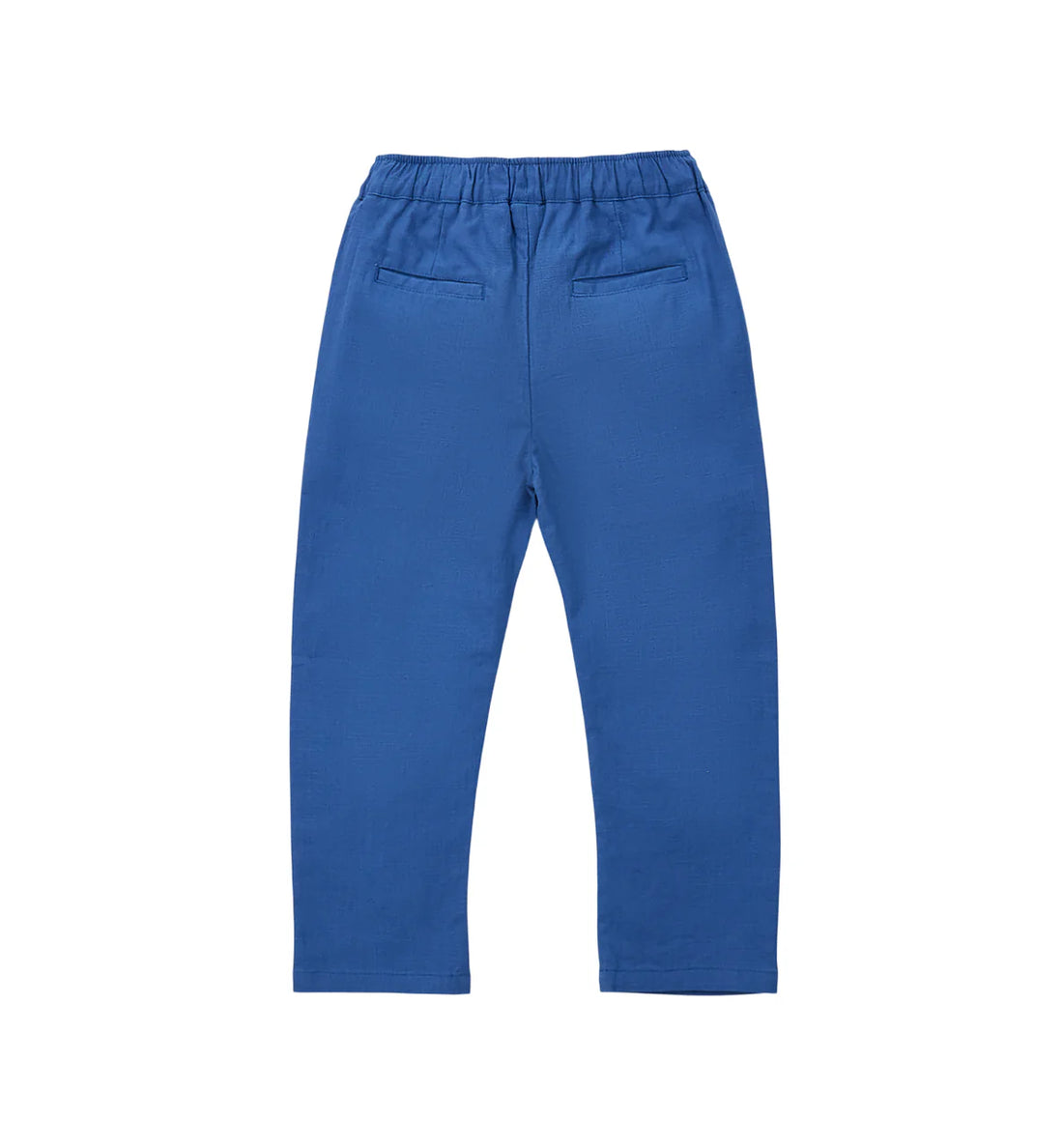 iDo pantaloni bambino misto lino blu avio