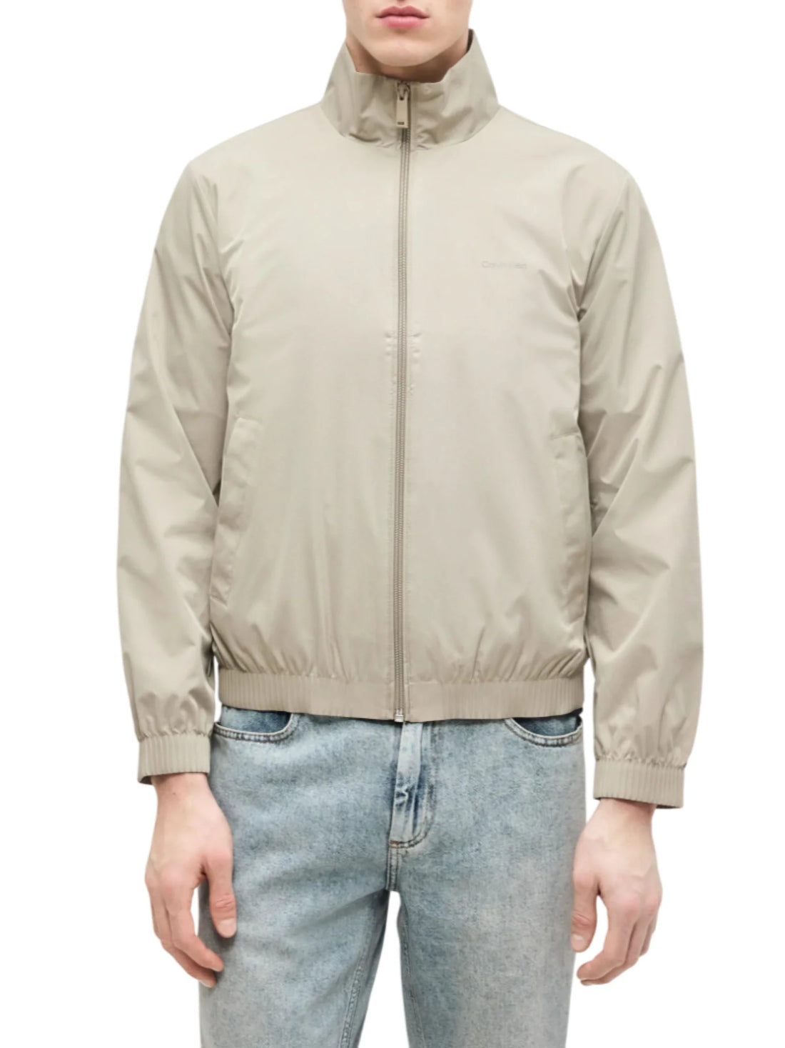 Calvin Klein giubbino leggero impermeabile uomo tortora