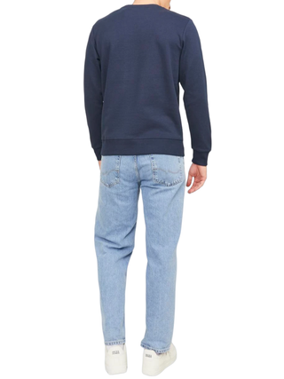 JACK&JONES Felpa Uomo BLU 12181903 NAVY BLAZER JACK&JONES