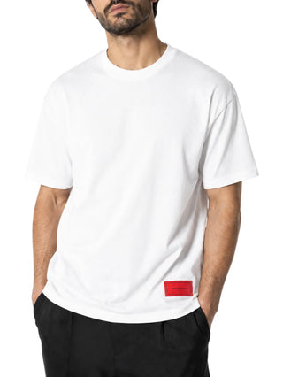 Vision of Super T-shirt manica corta uomo con stampa posteriore panna