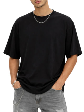 Disclaimer T-shirt uomo oversize manica corta nero