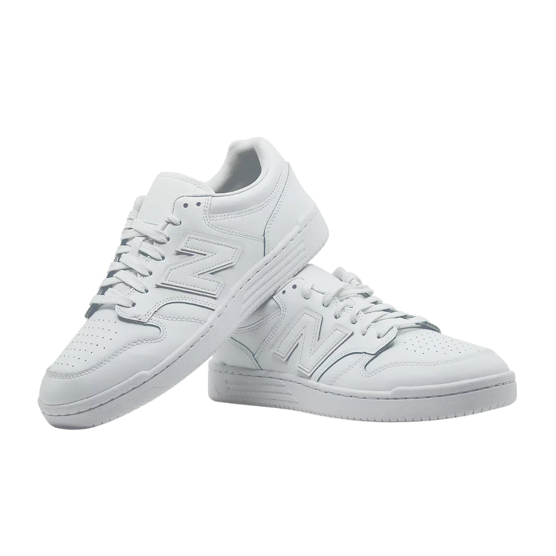 New Balance sneakers bambino in ecopelle bianco