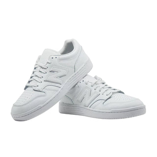 New Balance sneakers bambino in ecopelle bianco