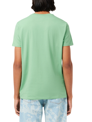 Lacoste T-shirt manica corta in cotone Pima verde menta TH6709 TTF LACOSTE 