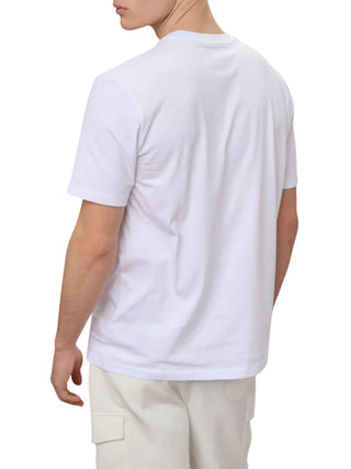 Blauer T-shirt manica corta uomo Faxon bianco