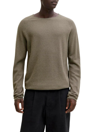 Jack&Jones maglia uomo in cotone melange tortora