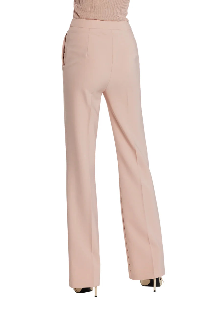 Relish pantaloni flare vita alta Indianapolis rosa