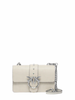 Pinko borsa a tracolla Love Bag One Mini bianco argento