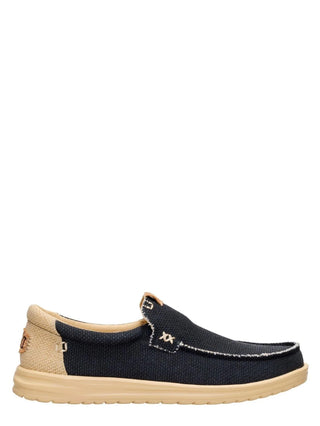 Hey Dude mocassino uomo Mikka Braided nero beige