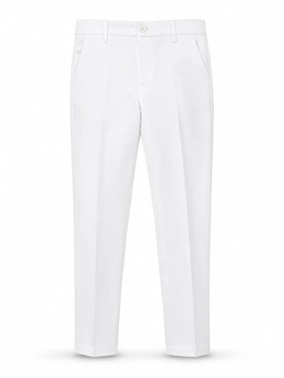Emanuel Pris pantaloni bambino slim bianco