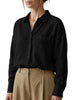 Jc Sophie camicia in lino donna Leona nero