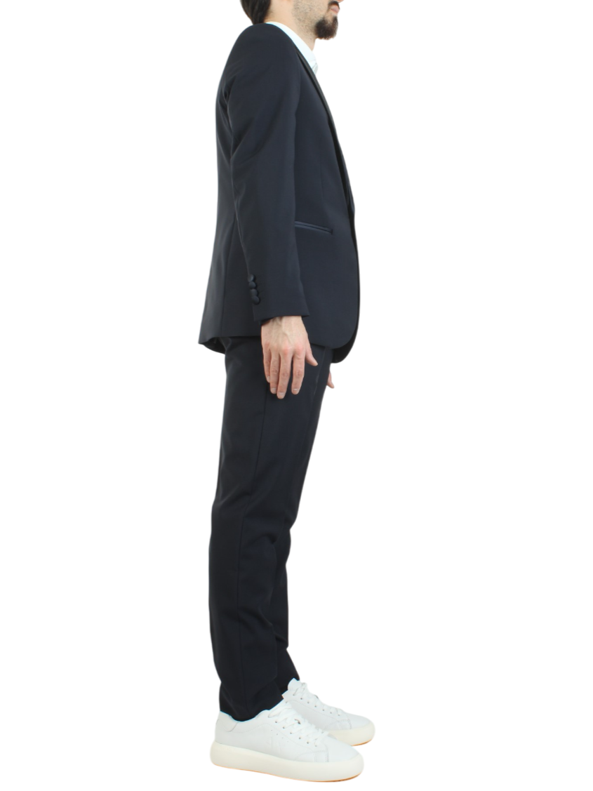 Mulish abito elegante uomo monopetto blu