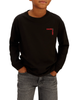 Calvin Klein Jeans T-shirt manica lunga bambino nero
