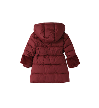 iDo piumino lungo bambina con cappuccio bordeaux 4F278 2552 iDO