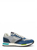 Blauer sneakers Ryder in suede e tessuto blu grigio