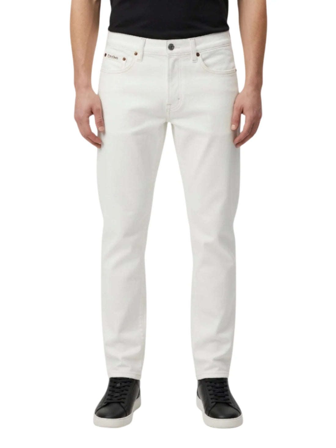 Calvin Klein Jeans jeans uomo tapered panna