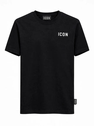 Icon T-shirt manica corta uomo nero